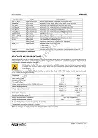 WM8580GEFT/V Datasheet Page 7