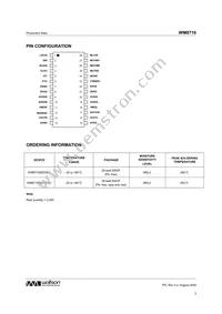 WM8716SEDS/V Datasheet Page 3