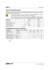 WM8716SEDS/V Datasheet Page 4