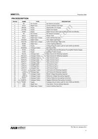 WM8737CLGEFL/R Datasheet Page 4