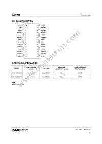 WM8740SEDS/V Datasheet Page 3