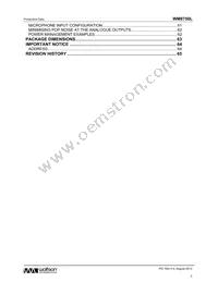 WM8750CLSEFL/R Datasheet Page 3