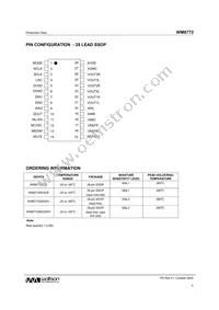WM8772SEDS/RV Datasheet Page 5