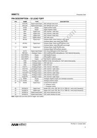 WM8772SEDS/RV Datasheet Page 8