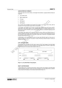 WM8775SEDS/RV Datasheet Page 17
