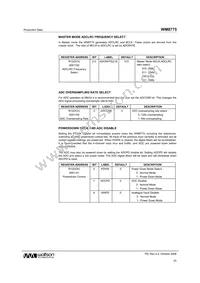 WM8775SEDS/RV Datasheet Page 23