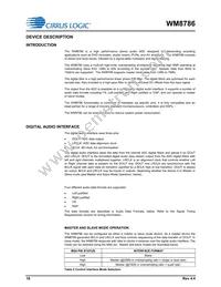 WM8786GEDS/V Datasheet Page 18