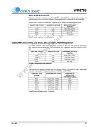 WM8786GEDS/V Datasheet Page 21