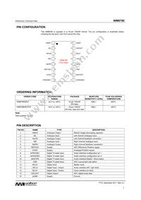 WM8788GEDT/R Datasheet Page 3