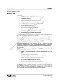 WM8805GEDS/RV Datasheet Page 11