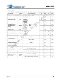 WM8850GEFL/V Datasheet Page 19