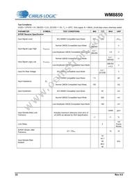 WM8850GEFL/V Datasheet Page 22