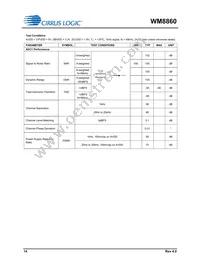 WM8860GEFL/V Datasheet Page 14