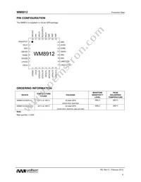 WM8912CGEFL/RV Datasheet Page 6
