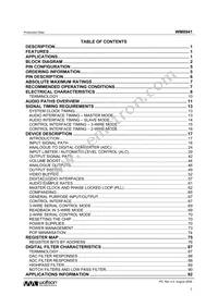 WM8941GEFL/RV Datasheet Page 3