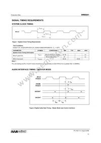 WM8941GEFL/RV Datasheet Page 13