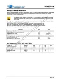 WM8944BECS/R Datasheet Page 8