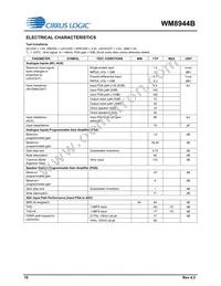 WM8944BECS/R Datasheet Page 10