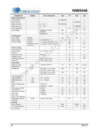 WM8944BECS/R Datasheet Page 12