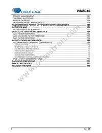 WM8946ECS/R Datasheet Page 4