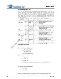 WM8950CGEFL/RV Datasheet Page 20