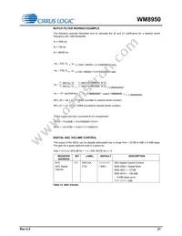 WM8950CGEFL/RV Datasheet Page 21