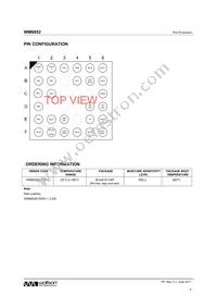 WM8952ECS/RV Datasheet Page 4