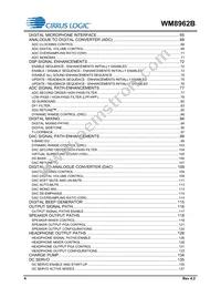 WM8962BECSN/R Datasheet Page 4