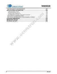 WM8962BECSN/R Datasheet Page 6