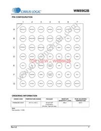 WM8962BECSN/R Datasheet Page 7