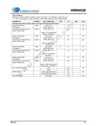 WM8962BECSN/R Datasheet Page 11