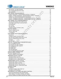 WM8962ECS/R Datasheet Page 4