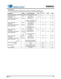 WM8962ECS/R Datasheet Page 11