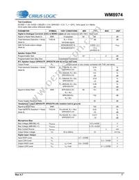 WM8974CGEFL/RV Datasheet Page 7