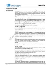 WM8974CGEFL/RV Datasheet Page 13