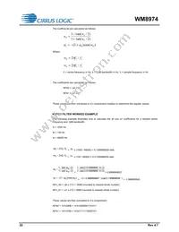 WM8974CGEFL/RV Datasheet Page 22