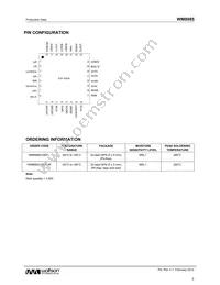 WM8985CGEFL/R Datasheet Page 5