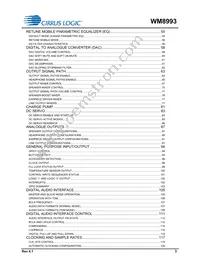 WM8993ECS/RV Datasheet Page 3