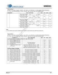 WM8993ECS/RV Datasheet Page 12