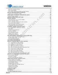 WM8994ECS/R Datasheet Page 3
