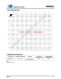 WM8994ECS/R Datasheet Page 7