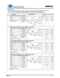WM8994ECS/R Datasheet Page 21