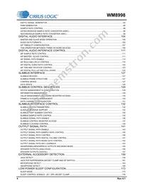 WM8998ECS/R Datasheet Page 4