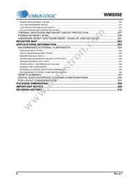 WM8998ECS/R Datasheet Page 6