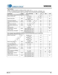 WM8998ECS/R Datasheet Page 19