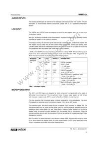 WM9712CLGEFL/V Datasheet Page 15