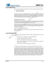 WM9714CLGEFL/V Datasheet Page 19