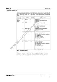 WM9715CLGEFL/RV Datasheet Page 20