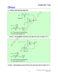 WMS7111100P Datasheet Page 15