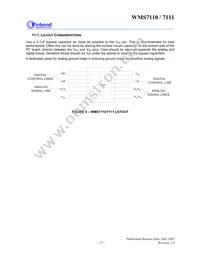 WMS7111100P Datasheet Page 17